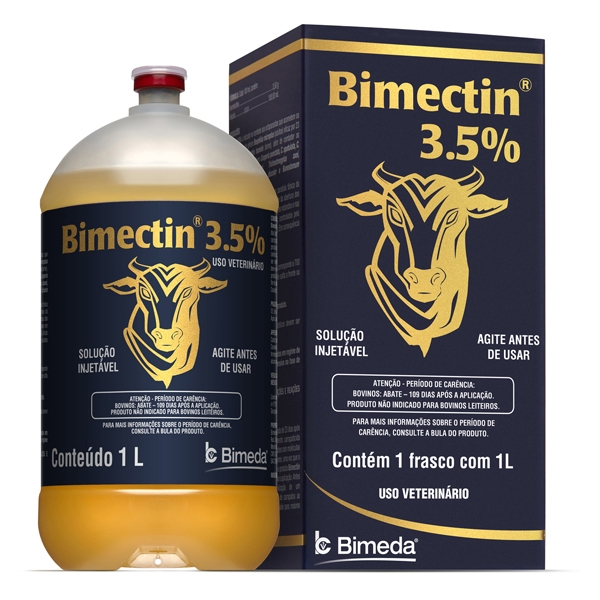 Bimectin 3,5% 1L - Ivermecticina de Alta Connetração BIMEDA