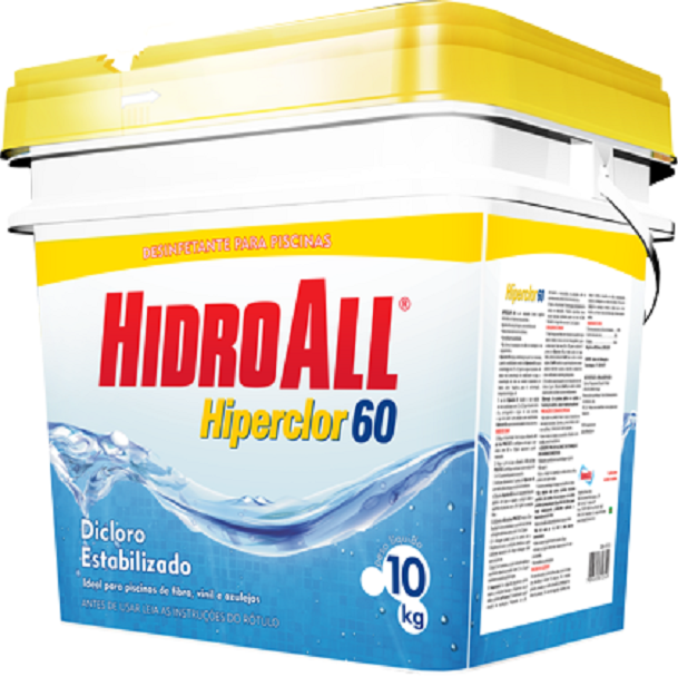 Cloro Hiperclor 10 KG - Hidroall